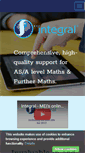 Mobile Screenshot of integralmaths.org
