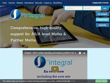 Tablet Screenshot of integralmaths.org
